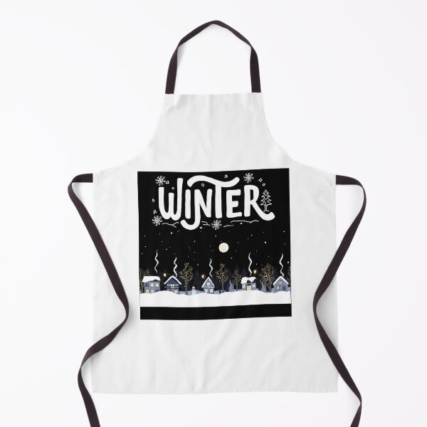 Item preview, Serene Winter Night Landscape with Snow and Stars designed and sold by Chibears85.