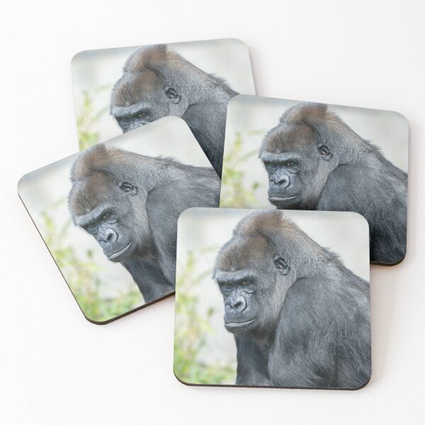 Item preview, La mirada de una formidable reina gorila designed and sold by rawshutterbug.