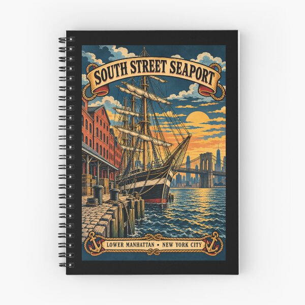 Item preview, South Street Seaport - NYC designed and sold by GoodOldVintage.