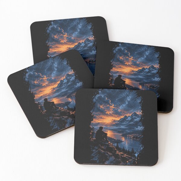 Item preview, Mountain Lake Sunset Escape designed and sold by JalwaWear.