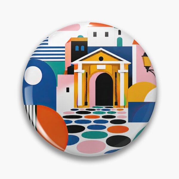 Artikelvorschau, Colorful geometric travel poster of Colonia del Sacramento, entworfen und verkauft von ckybe.