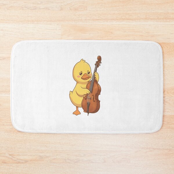 Item preview, Cute Duck Playing Double Bass designed and sold by Ella_Sketch.