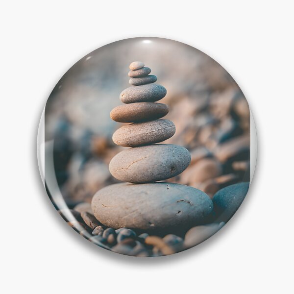 Item preview, Minimalist Natural Stones Illustration for Calm and Serenity designed and sold by Daniel Watson.