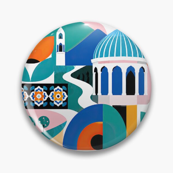 Artikelvorschau, Colorful Uzbekistani cultural illustration featuring NAMANGAN ty entworfen und verkauft von ckybe.