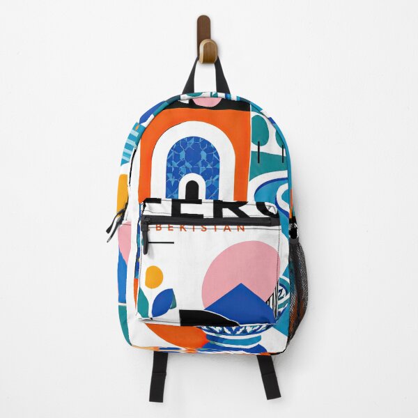 Item preview, Colorful geometric illustration of Fergana, Uzbekistan featuring designed and sold by ckybe.