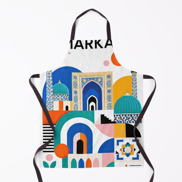 Artikelvorschau, Colorful flat illustration of Samarkand, Uzbekistan architecture entworfen und verkauft von ckybe.