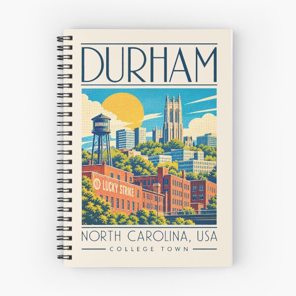 Artikelvorschau, Durham, Durham County, North Carolina [T-Shirt-Grafik] entworfen und verkauft von elektronen.