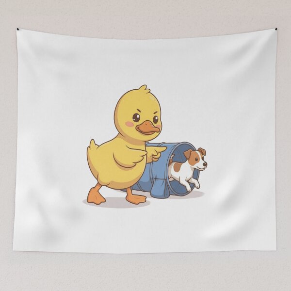 Item preview, Cute Duck Training Puppy Dog designed and sold by Ella_Sketch.