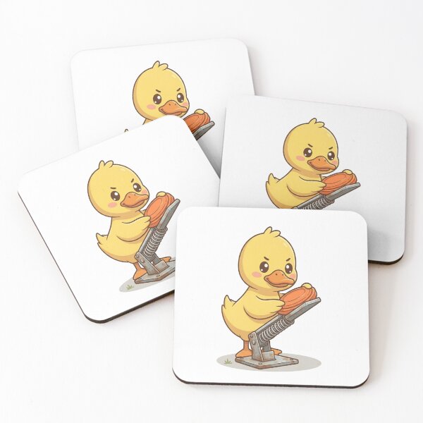 Item preview, Cute Duck Clay Target Thrower designed and sold by Ella_Sketch.