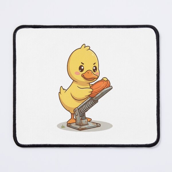Item preview, Cute Duck Clay Target Thrower designed and sold by Ella_Sketch.