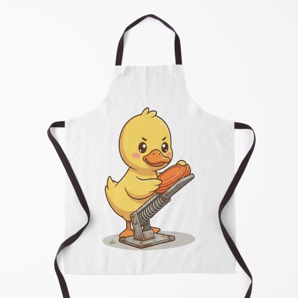 Item preview, Cute Duck Clay Target Thrower designed and sold by Ella_Sketch.