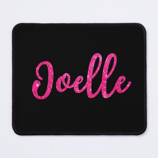 Item preview, Joelle Hot Pink Sparkly Personalised Name Design designed and sold by CamilasPrints.