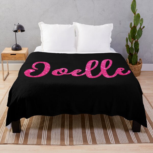 Item preview, Joelle Hot Pink Sparkly Personalised Name Design designed and sold by CamilasPrints.