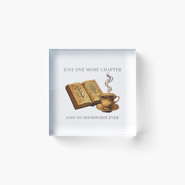 Item preview, Just One More Chapter Funny Bookworm Tea Reader Aesthetic designed and sold by wildsilencee.