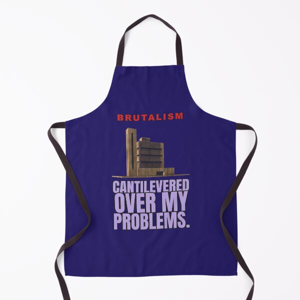 Item preview, Cantilevered Over My Problems – Funny Brutalist Architecture designed and sold by TribeGlyph.
