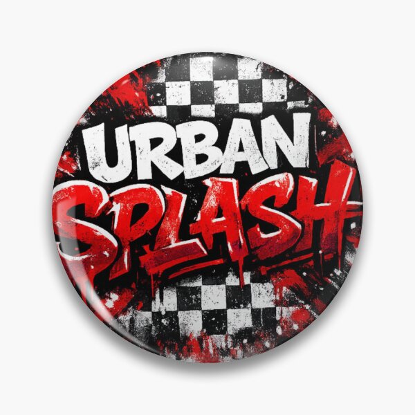 Item preview, Urban Splash Crimson – Bold Graffiti Street Art Design designed and sold by MaryvonLogg.