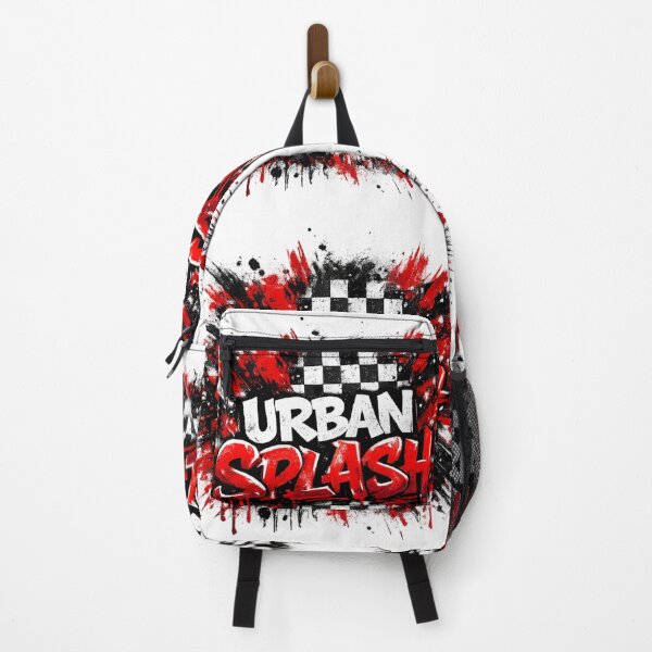 Item preview, Urban Splash Crimson – Bold Graffiti Street Art Design designed and sold by MaryvonLogg.