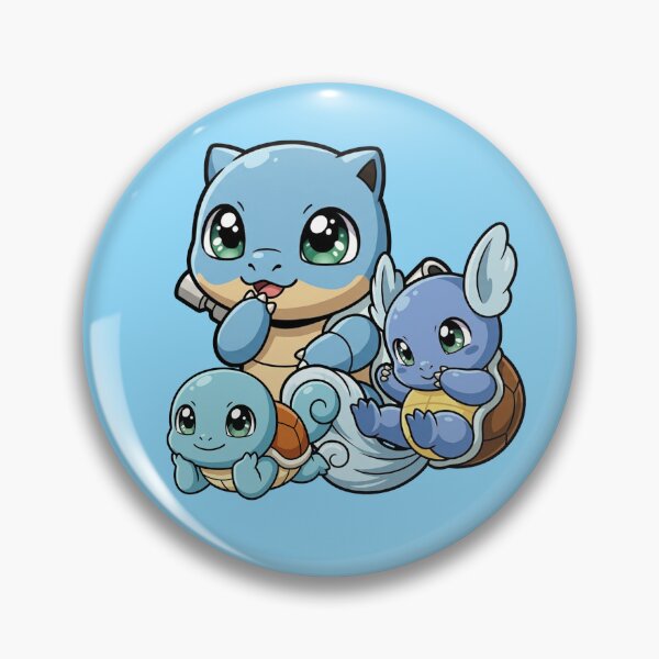 Item preview, Baby Squirtle, Wartortle and Blastoise designed and sold by JablesCreates.