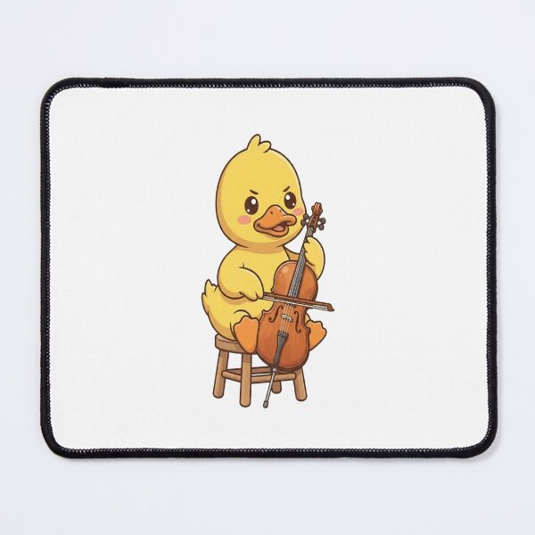 Item preview, Cute Duck Playing Cello Instrument designed and sold by Ella_Sketch.