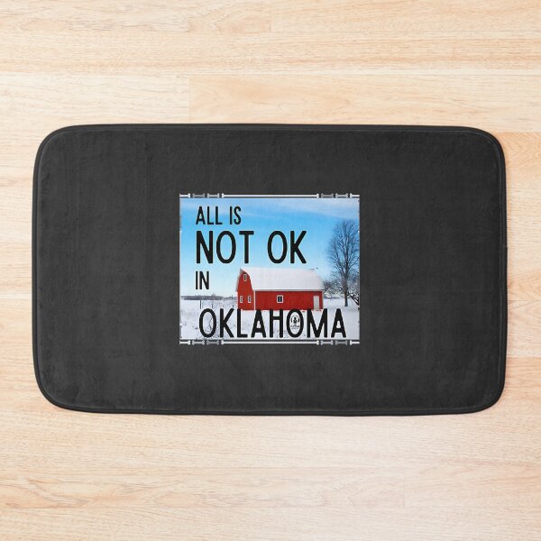 Item preview, All Is Not OK In Oklahoma - Bold Statement Design for Awareness and Expression designed and sold by emmatalagu.
