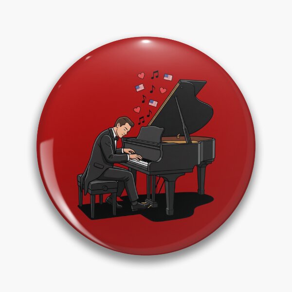 Item preview, Classical Pianist Playing Patriotic American Love Songs designed and sold by Rare By Hero.
