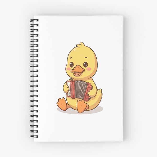 Item preview, Cute Duck Playing Red Accordion designed and sold by Ella_Sketch.