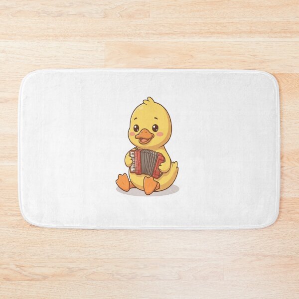 Item preview, Cute Duck Playing Red Accordion designed and sold by Ella_Sketch.
