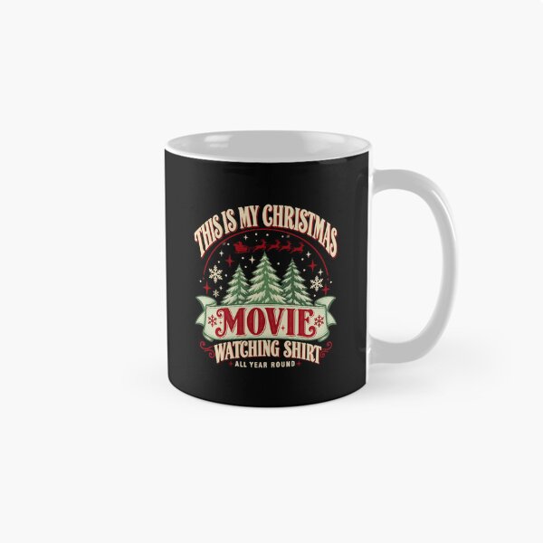 Item preview, Christmas Movie Watching All Year Round Vintage Holiday designed and sold by NicheMuse Studio.