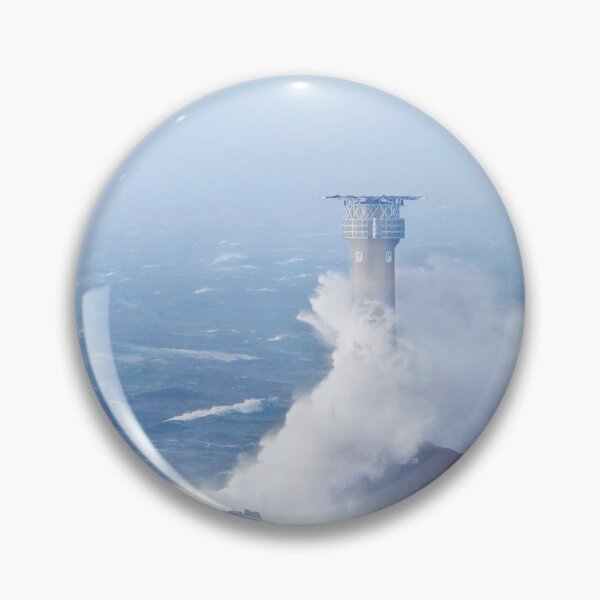 Item preview, Longships Lighthouse During Storm Diana designed and sold by Terri Waters Photography & Design.