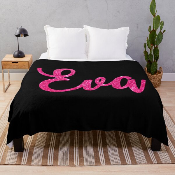 Item preview, Eva Hot Pink Sparkly Personalised Name Design designed and sold by CamilasPrints.