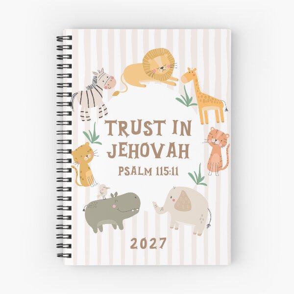 Item preview, Psalm 115:11 2027 JW Year Text (Cute Animals) designed and sold by Paper Bee Gift Shop.