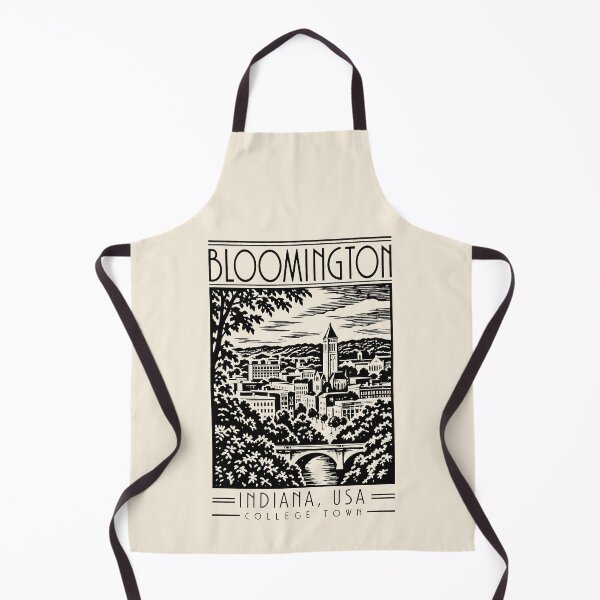 Item preview, Bloomington, Indiana, EE. UU. [Grabado en madera] designed and sold by elektronen.