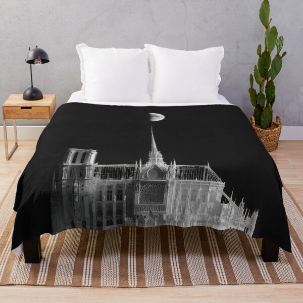 Item preview, Cybernetic Paris - Blueprint Style Notre Dame Design designed and sold by Audra-studio.