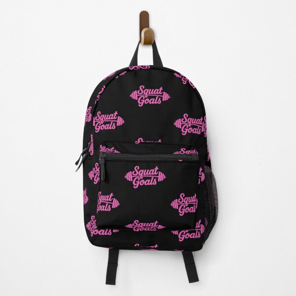 Item preview, Squat Goals Barbell Pink Script Motivational designed and sold by GiaoCalonas.