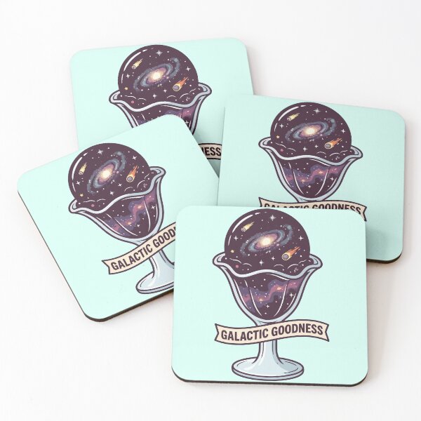 Item preview, Galactic Goodness Cosmic Ice Cream Sundae Galaxy Art designed and sold by Amir Faysal.