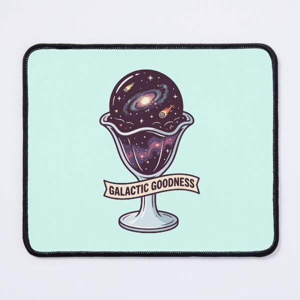 Item preview, Galactic Goodness Cosmic Ice Cream Sundae Galaxy Art designed and sold by Amir Faysal.