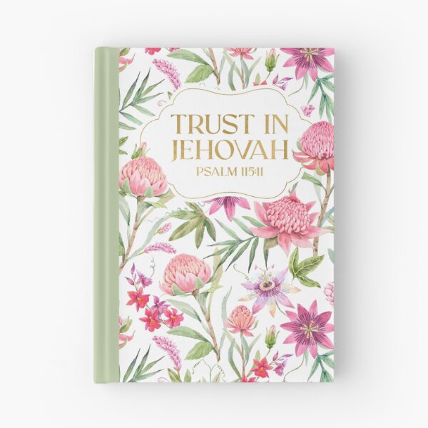 Item preview, Psalm 115:11 2027 JW Year Text (Pink Flowers) designed and sold by Paper Bee Gift Shop.