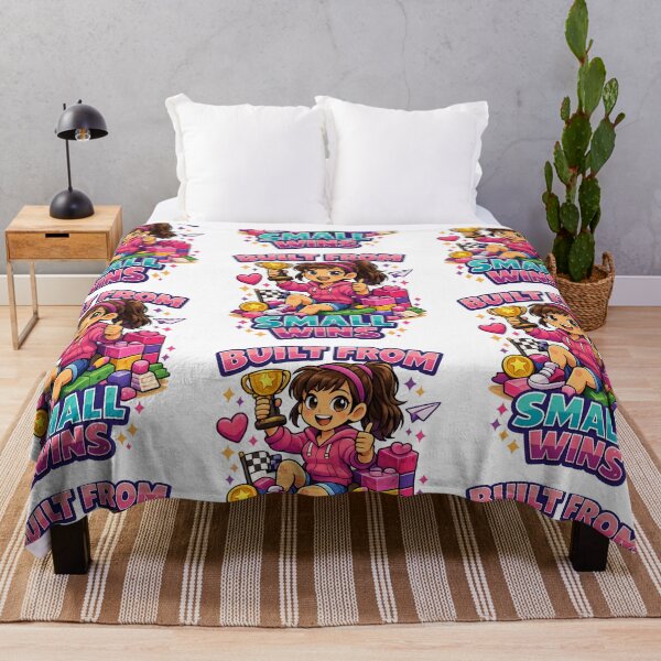 Item preview, Built From Small Wins Teen Girl Motivational T‑Shirt Design designed and sold by EdgeSphere.