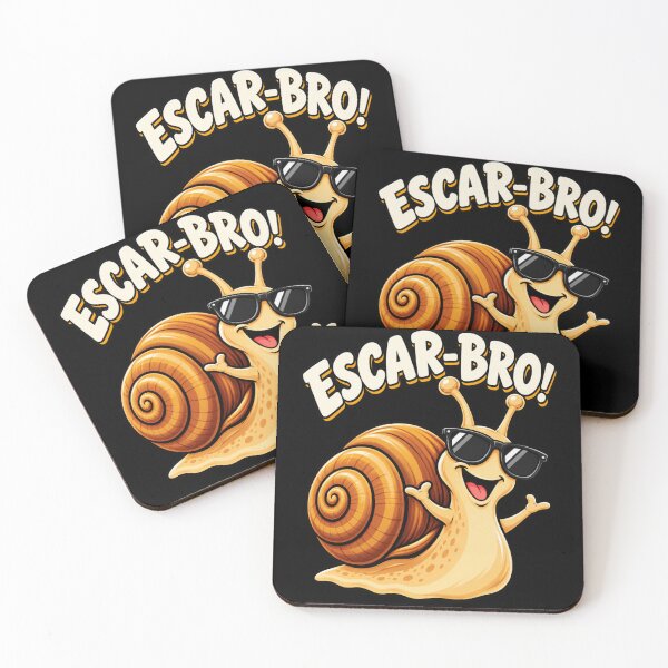 Aperçu de l'œuvre Escar-bro Drôle Escargot Escargot Pun Humour Animal Mignon créée et vendue par Trendably.