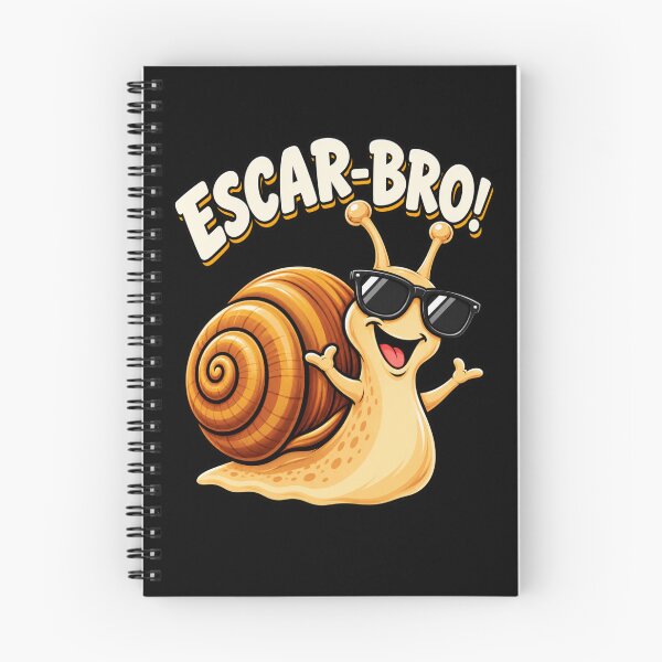 Aperçu de l'œuvre Escar-bro Drôle Escargot Escargot Pun Humour Animal Mignon créée et vendue par Trendably.