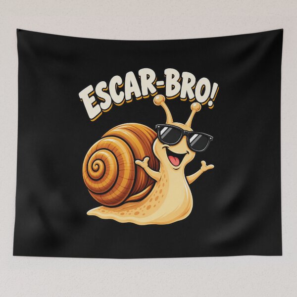 Item preview, Escar-bro Funny Escargot Snail Pun Cute Animal Humor designed and sold by Trendably.