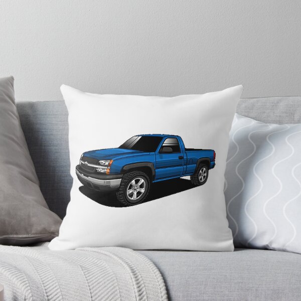 Item preview, Diseño gráfico de la camioneta Chevrolet Silverado Blue Edition para entusiastas de los automóviles. designed and sold by hakimart.