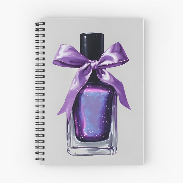 Item preview, Purple Galaxy Nail Polish with Bow designed and sold by Sweetchaos73.