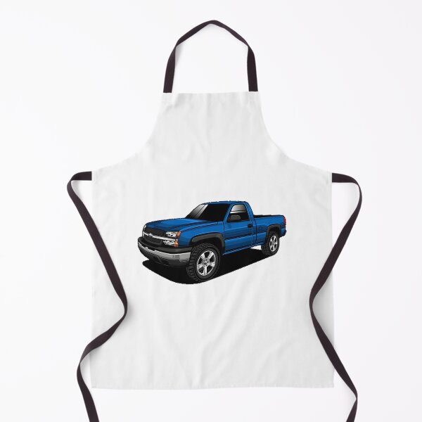 Item preview, Diseño gráfico de la camioneta Chevrolet Silverado Blue Edition para entusiastas de los automóviles. designed and sold by hakimart.