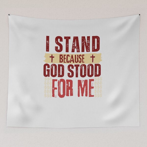 Item preview, God Stood For Me - Catholic Christmas Inspring Quotes  - Mothers Day Ideas designed and sold by Doiemacreations.