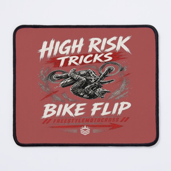 Item preview, High Risk Tricks Bike Flip Freestyle Motocross Stunt T-Shirt designed and sold by Sushikidsntoddlers.