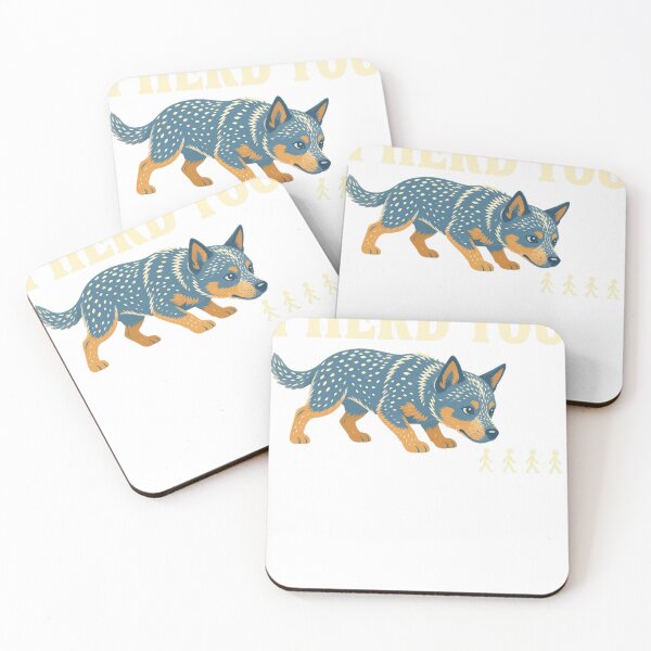 Item preview, I Herd You Funny Blue Heeler Dog Owner Cattle Dog designed and sold by HappyVibration.