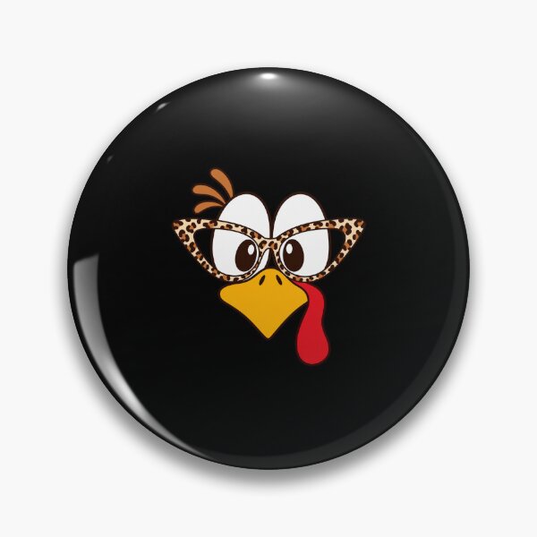 Artikelvorschau, Sassy Thanksgiving Turkey in Leopard Glasses entworfen und verkauft von NicheMuse Studio.