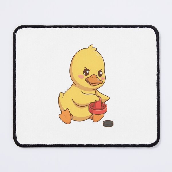 Item preview, Cute Duck Playing Air Hockey designed and sold by Ella_Sketch.