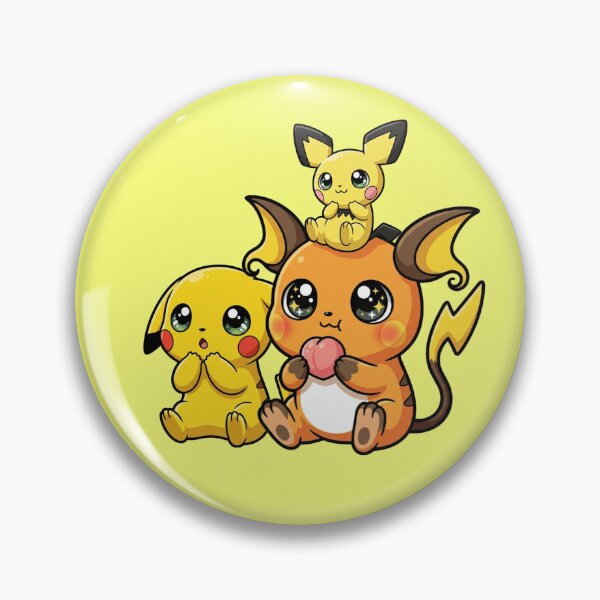 Artikelvorschau, Baby-Pikachu, Pichu und Raichu entworfen und verkauft von JablesCreates.